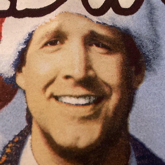 National lampoons Christmas vacation red print T-shirt - Picture 3 of 3